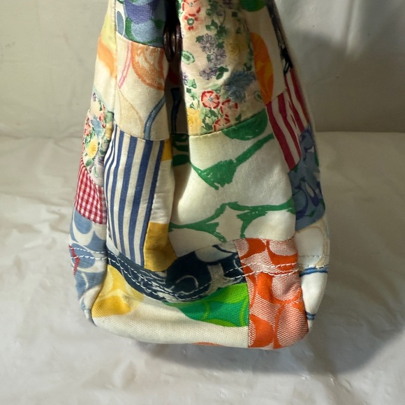 Vintage Coach Patchwork Hand Bag y2k - Picture 6 of 15